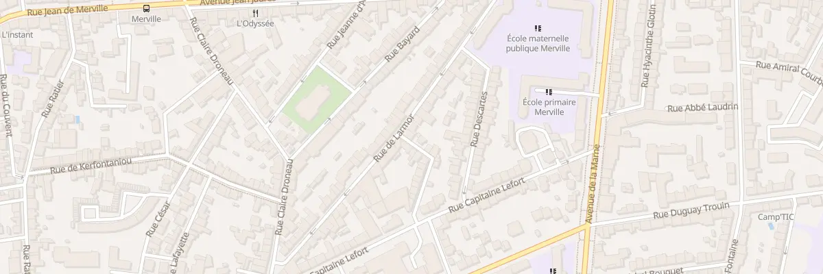 Plan du 30 Rue de Larmor à Lorient