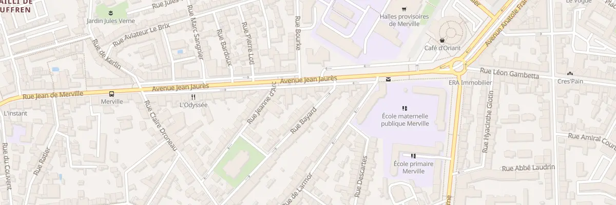 Plan du 5 Rue Bayard à Lorient