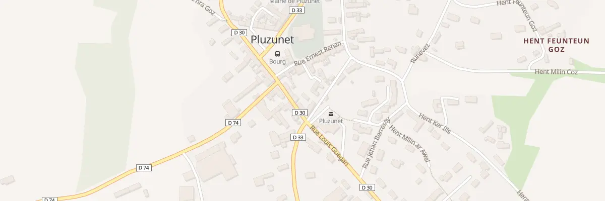 Plan du 7 Rue Geron Ledu à Pluzunet