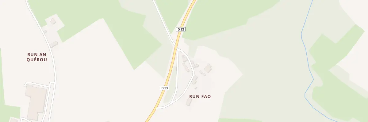 Plan du 4 Run Fao à Plougonver