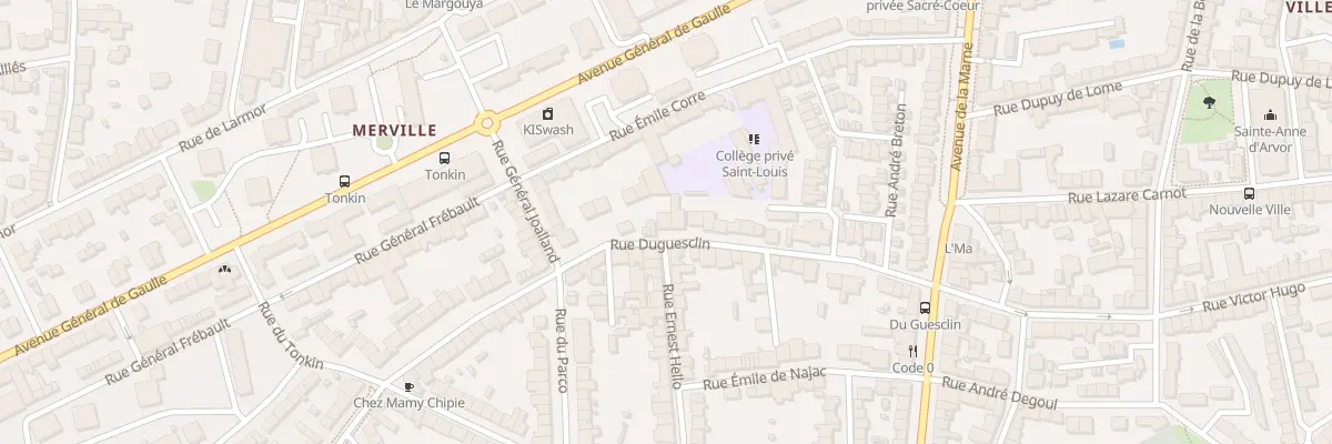 Plan du 27 Rue Duguesclin à Lorient