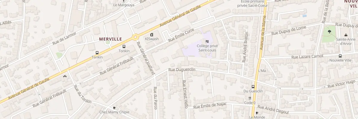 Plan du 29 Rue Duguesclin à Lorient
