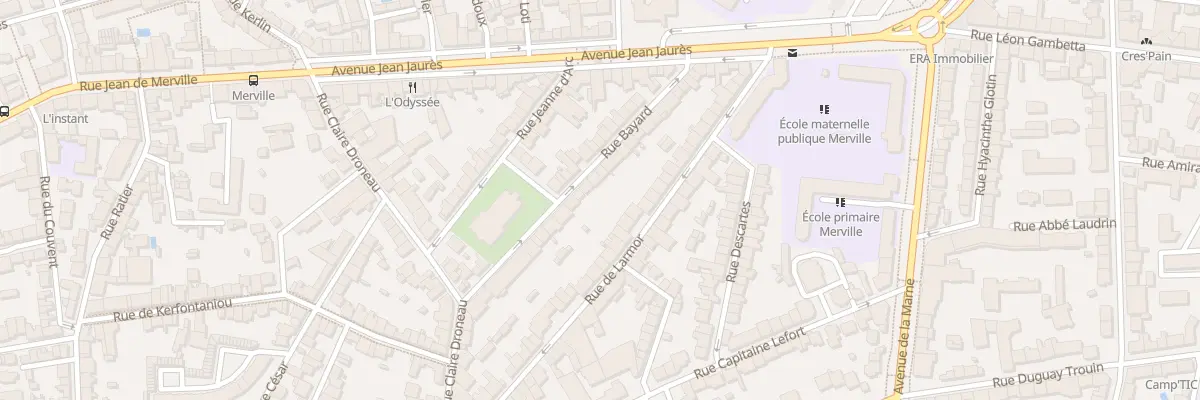 Plan du 30B Rue Bayard à Lorient