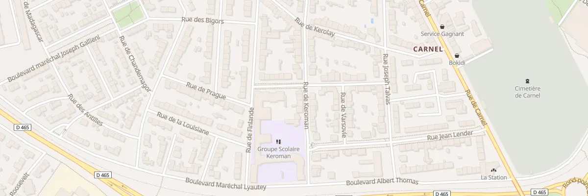 Plan du 21 Rue de Keroman à Lorient