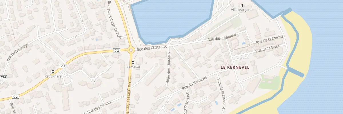 Plan du 1 All des Châteaux à Larmor-Plage