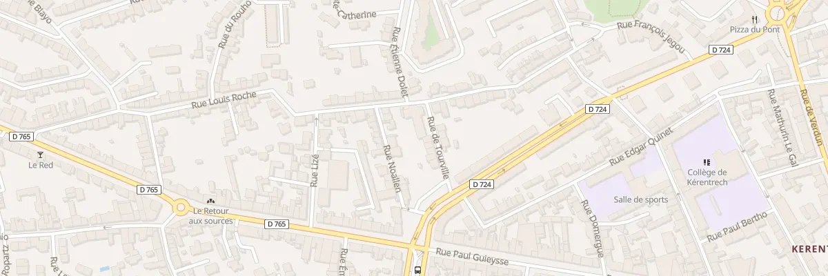 Plan du 34 Rue Louis Roche à Lorient