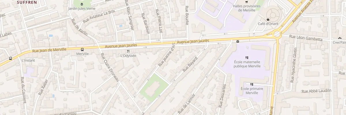 Plan du 4 Rue Jeanne d’Arc à Lorient