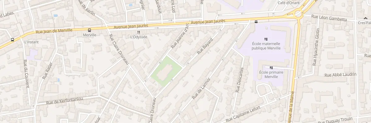 Plan du 29 Rue Bayard à Lorient