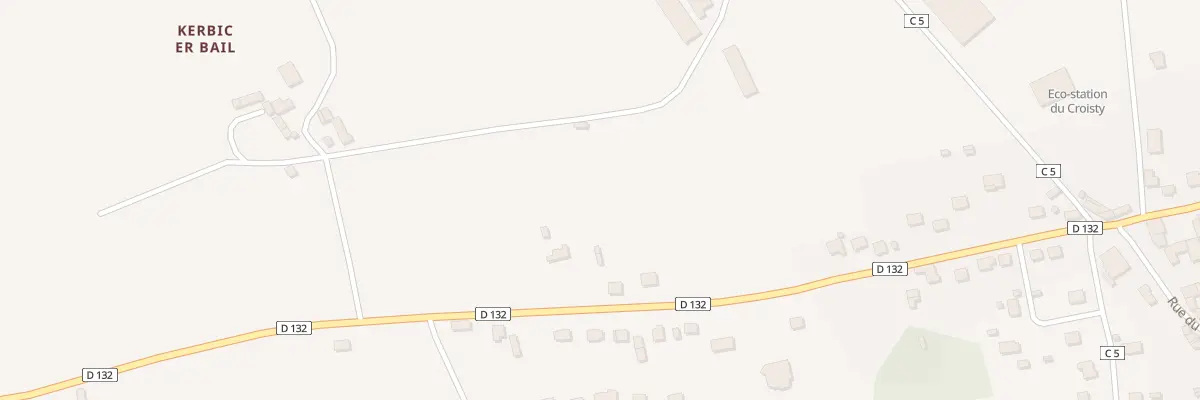 Plan du 89 Rue du Chateau d’Eau au Croisty