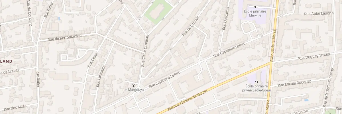 Plan du 50 Rue de Larmor à Lorient