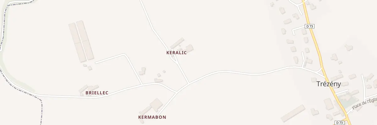 Plan du 5027 Keralic à Trézény