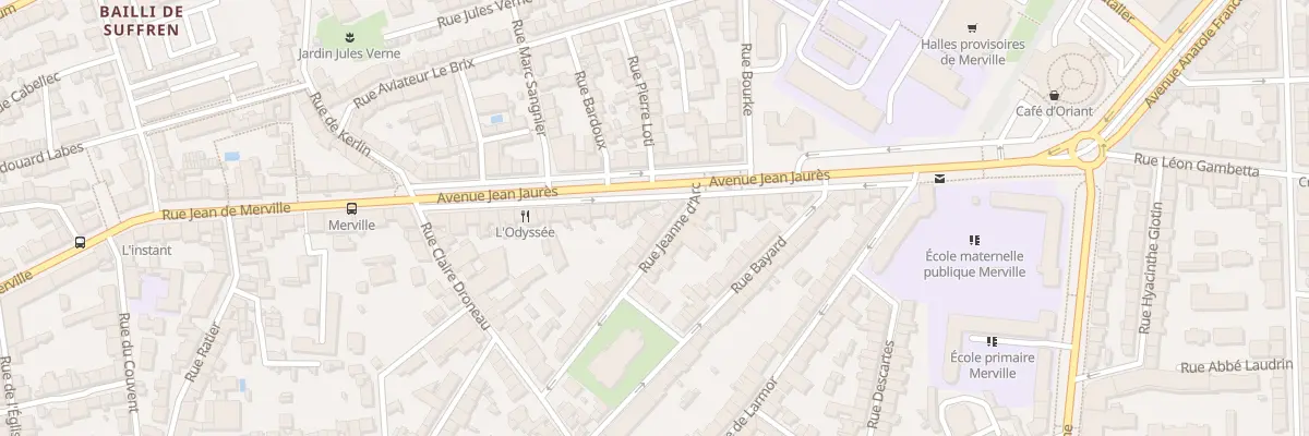 Plan du 3 Rue Jeanne d’Arc à Lorient