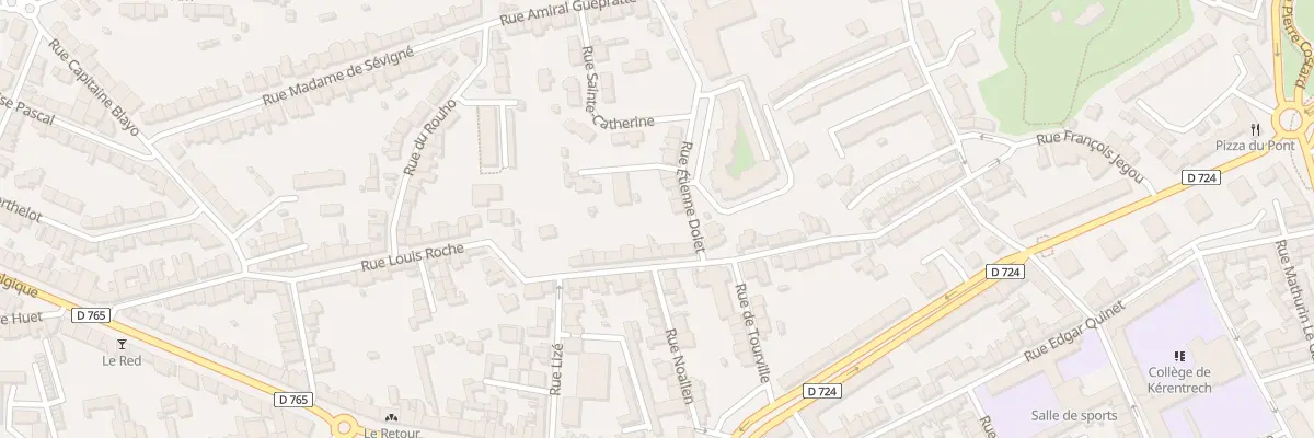 Plan du 43 Rue Louis Roche à Lorient