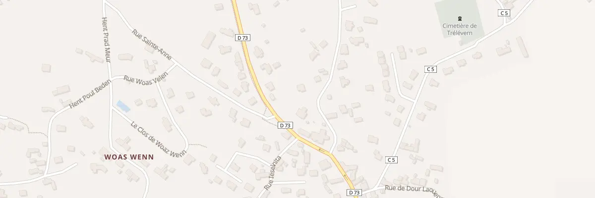 Plan du 5086 Le Bourg à Trélévern