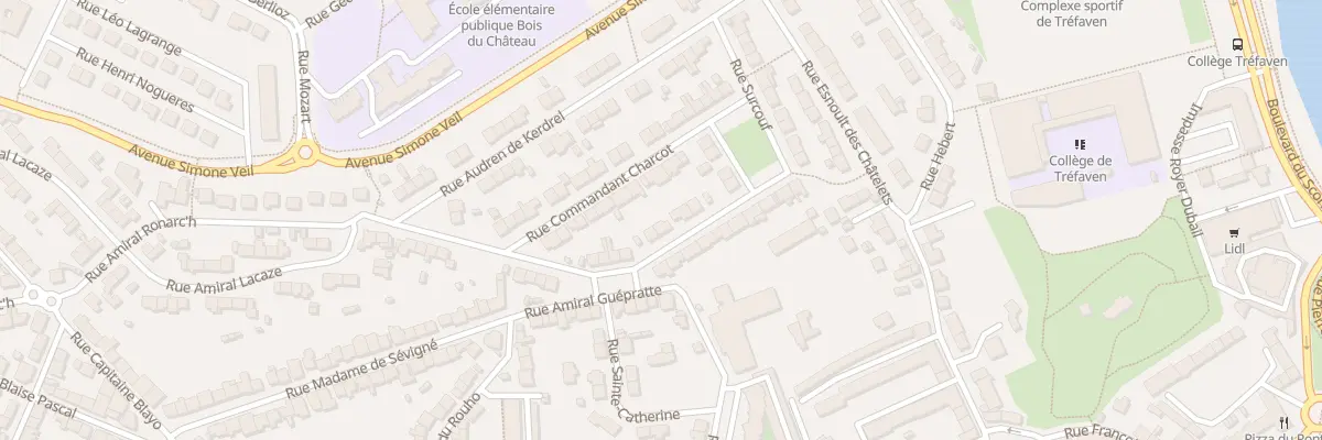 Plan du 15 Rue Villaret de Joyeuse à Lorient