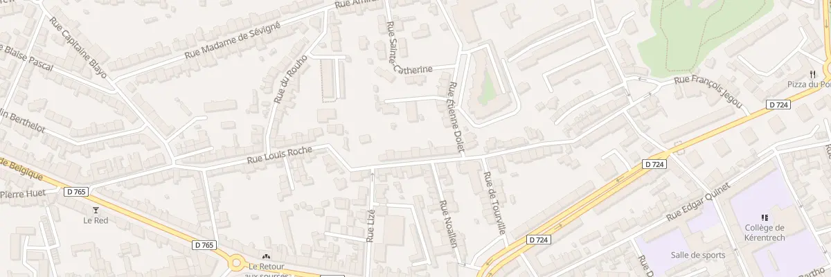 Plan du 47 Rue Louis Roche à Lorient