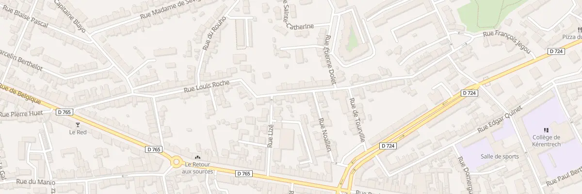 Plan du 48 Rue Louis Roche à Lorient