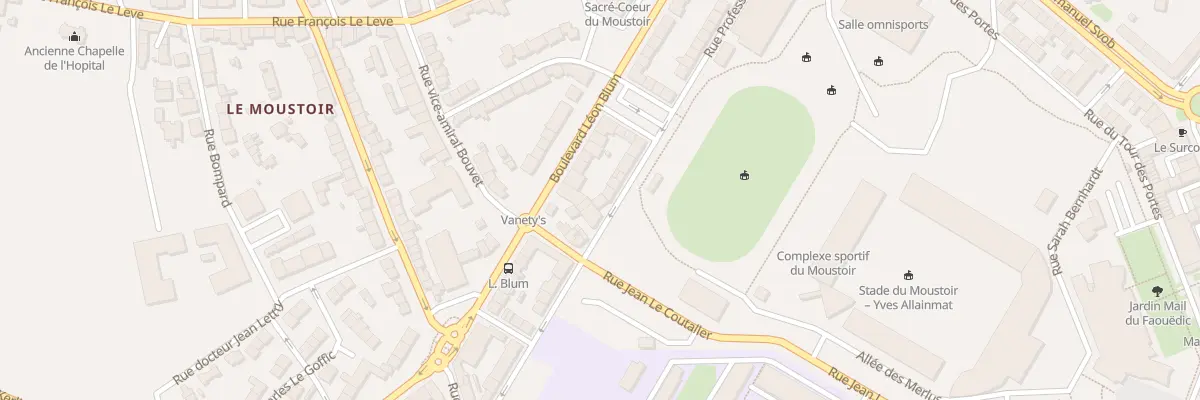 Plan du 39 Rue Professeur Maze à Lorient