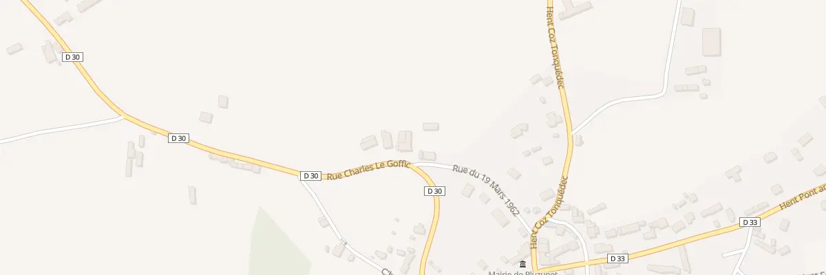 Plan du 4 Rue Charles Le Goffic à Pluzunet