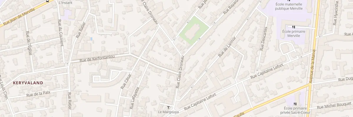 Plan du 37 Rue Claire Droneau à Lorient