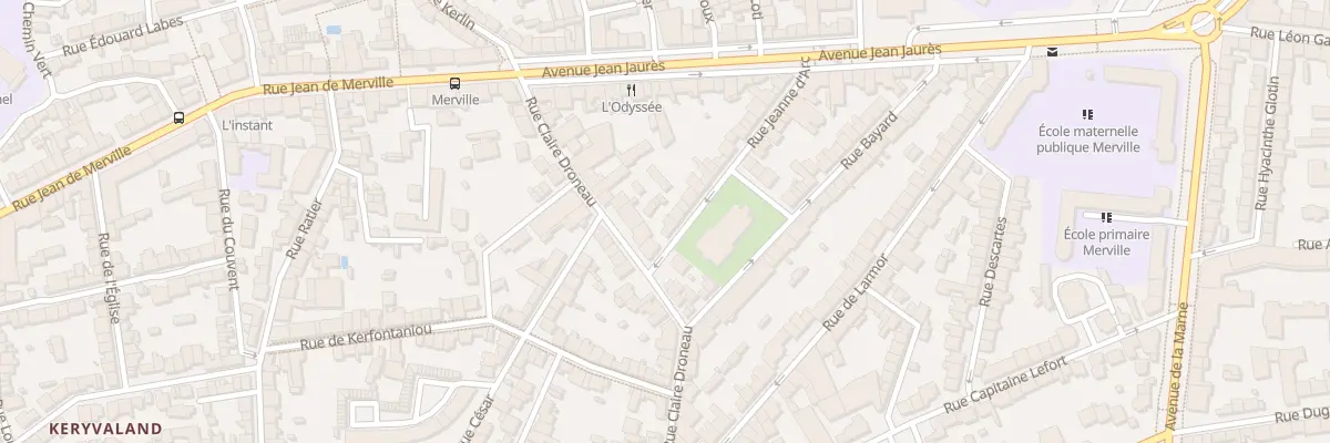 Plan du 31 Rue Jeanne d’Arc à Lorient