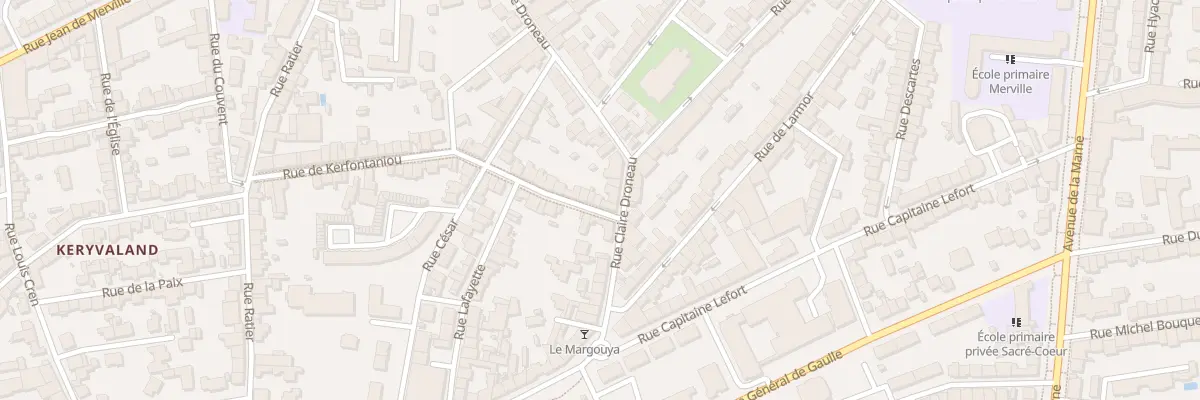 Plan du 3 Rue Kerfontaniou à Lorient
