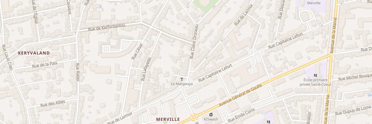 Plan du 47 Rue Claire Droneau à Lorient