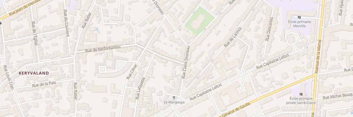 Plan du 5 Rue Kerfontaniou à Lorient