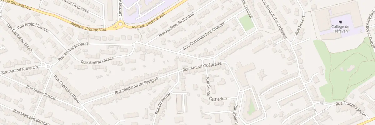 Plan du 24 Rue Villaret de Joyeuse à Lorient