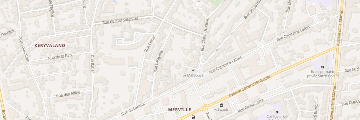 Plan du 51B Rue Claire Droneau à Lorient