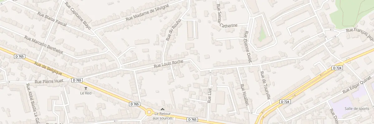 Plan du 64 Rue Louis Roche à Lorient