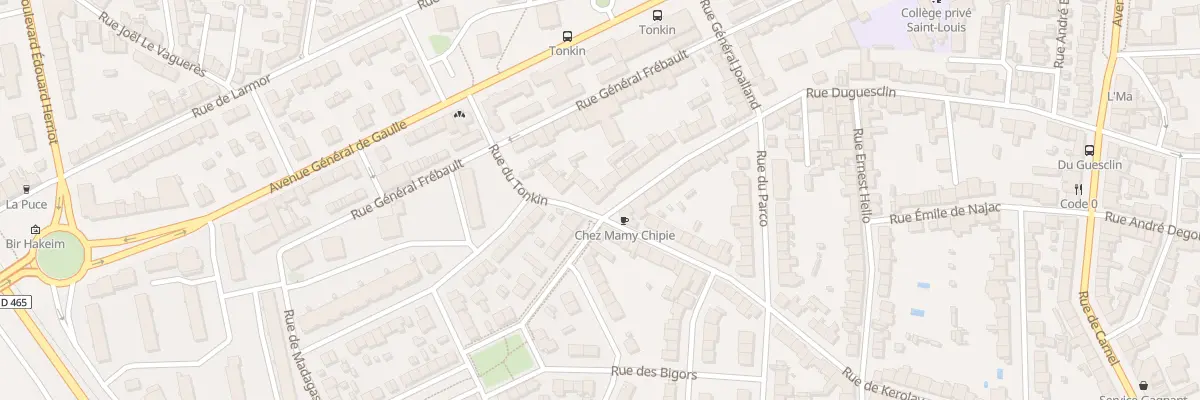 Plan du 71 Rue Duguesclin à Lorient