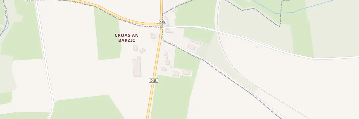 Plan du 3 Croix Barzic à Callac