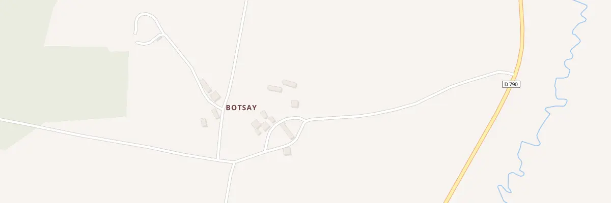 Plan du 2 Botsay à Glomel