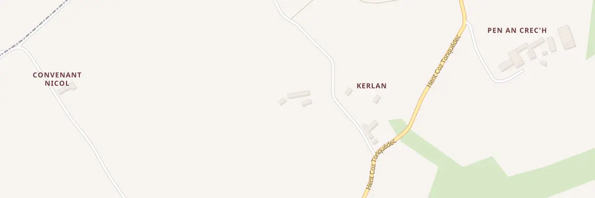 Plan du 8 Kerlan à Pluzunet