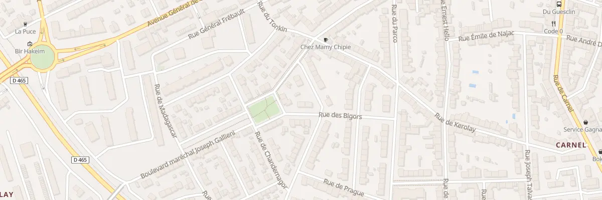 Plan du 4 Rue des Bigors à Lorient