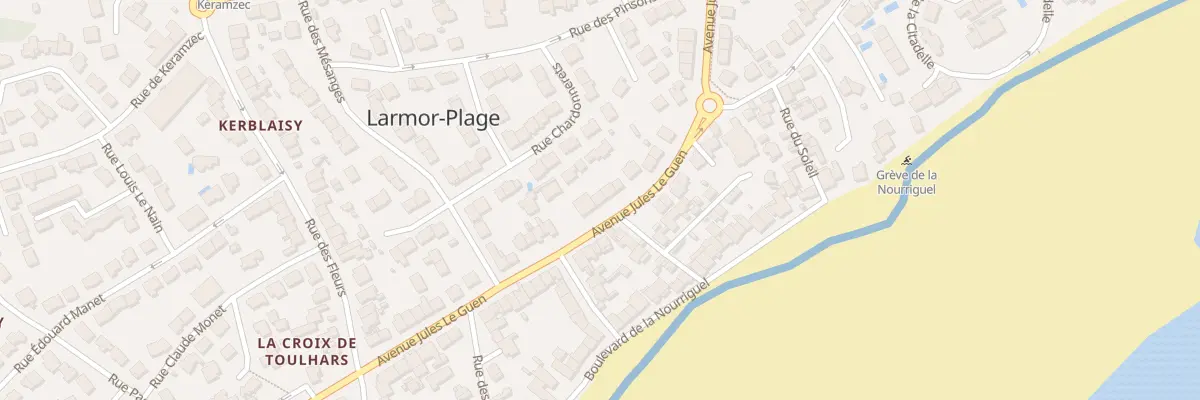 Plan du 92 Av Jules le Guen à Larmor-Plage