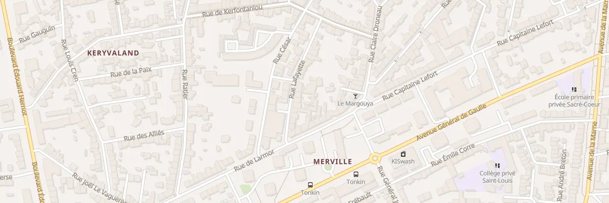Plan du 32 Rue de La Fayette à Lorient
