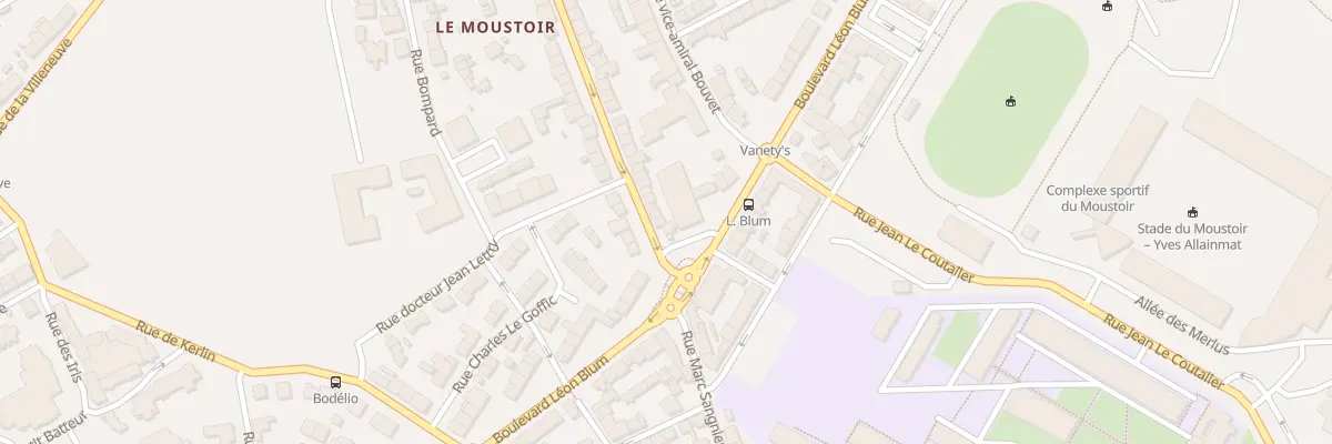 Plan du 3 Rue Marcel Sembat à Lorient