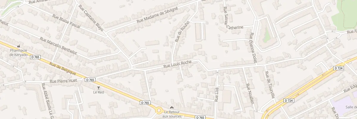 Plan du 71 Rue Louis Roche à Lorient