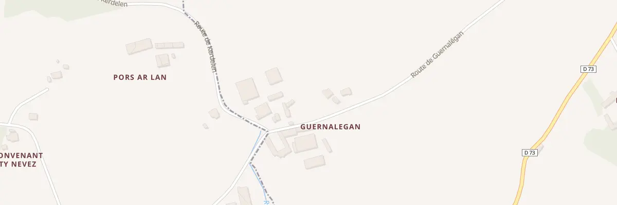 Plan du 6 Guernalegan à Trézény