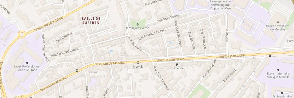 Plan du 3 Rue de Kerlin à Lorient