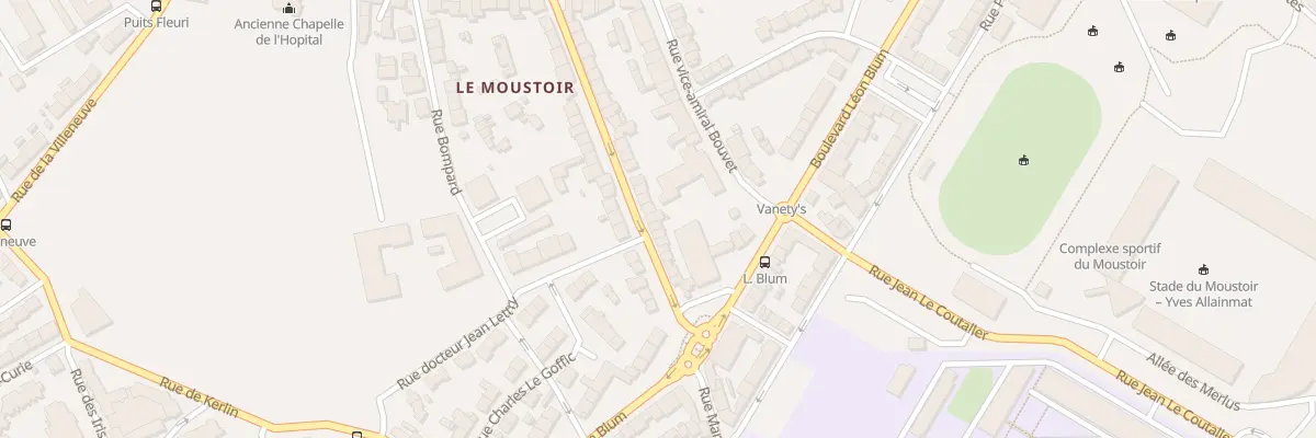 Plan du 17 Rue Marcel Sembat à Lorient