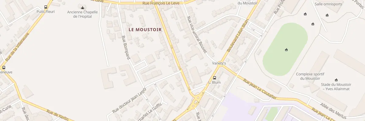 Plan du 21 Rue Marcel Sembat à Lorient