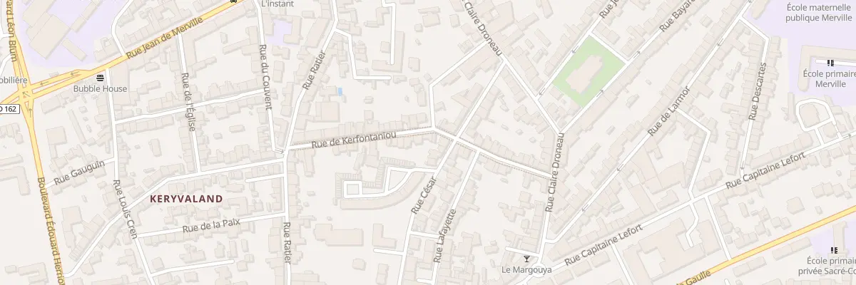 Plan du 18 Rue Kerfontaniou à Lorient
