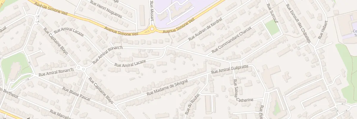Plan du 36 Rue Villaret de Joyeuse à Lorient