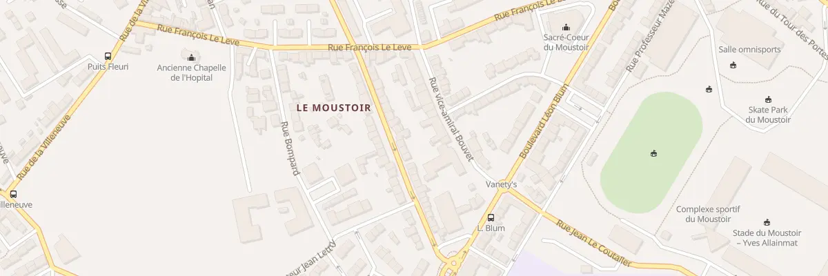 Plan du 31 Rue Marcel Sembat à Lorient