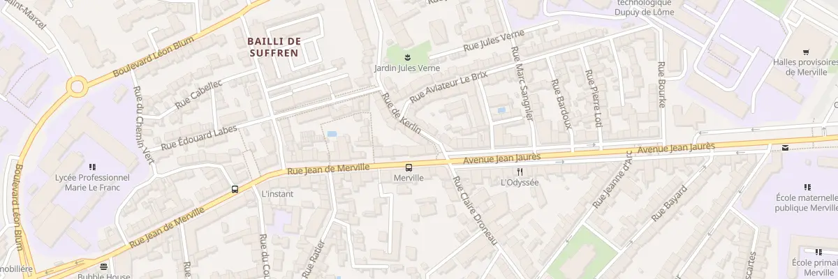 Plan du 6 Rue de Kerlin à Lorient