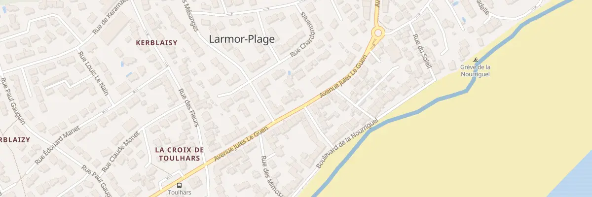 Plan du 86 Av Jules le Guen à Larmor-Plage