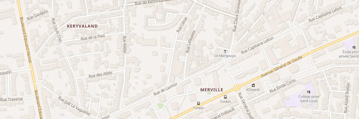 Plan du 29 Rue de La Fayette à Lorient